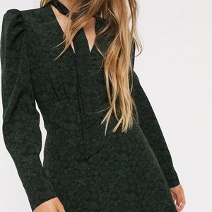 Topshop green dress